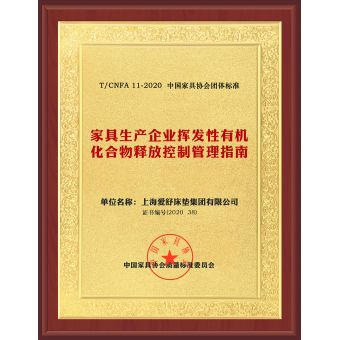 家具生产企业挥发性有机化合物释放控制管理指南团体标准主要起草单位